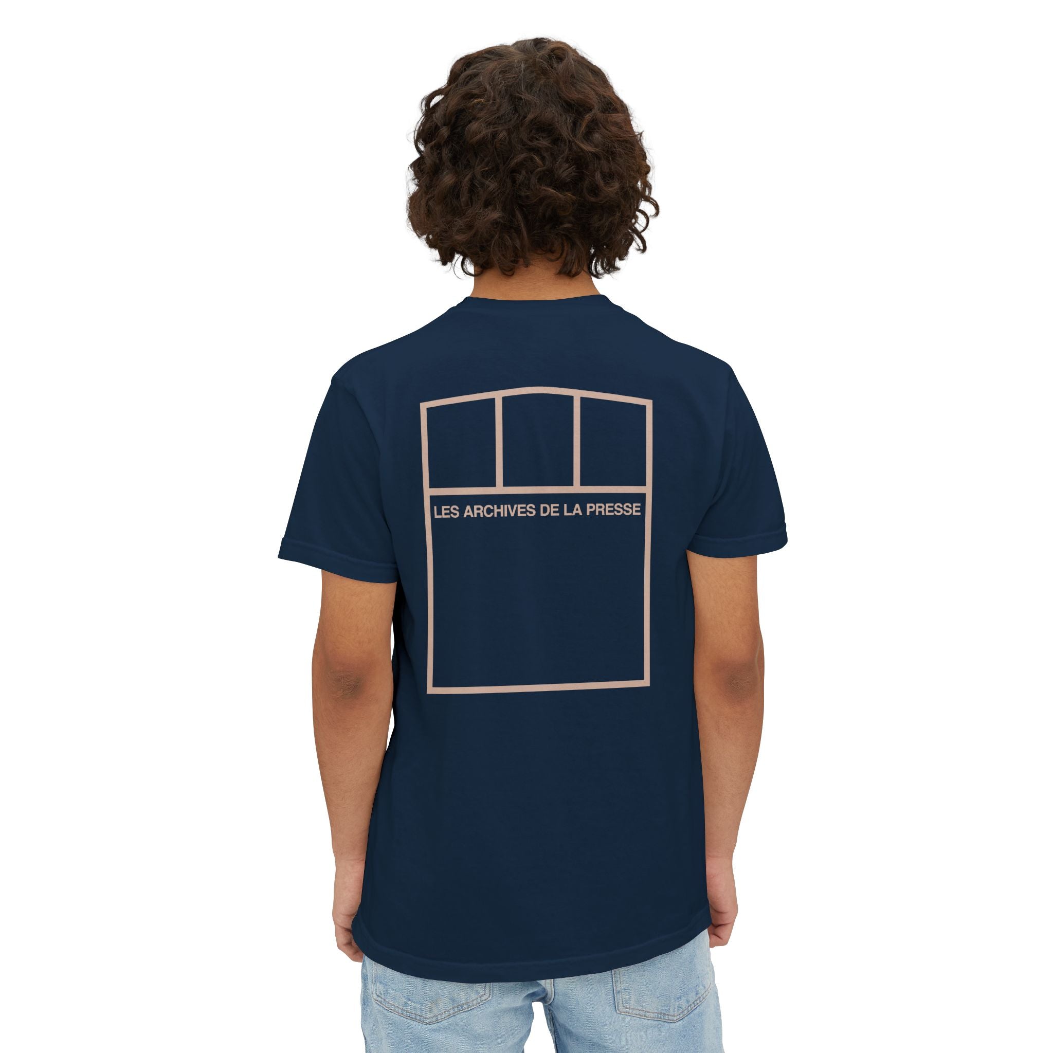 Les Archives De La Presse Unisex Garment-Dyed Pocket T-Shirt