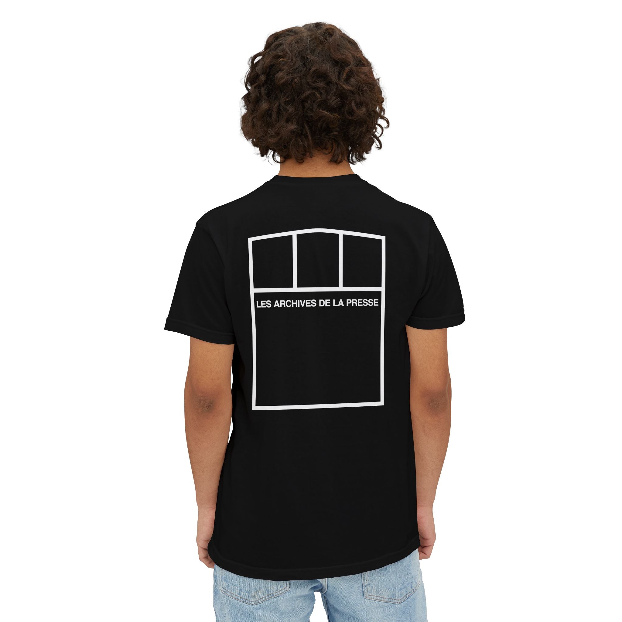 Les Archives De La Presse Unisex Garment-Dyed Pocket T-Shirt
