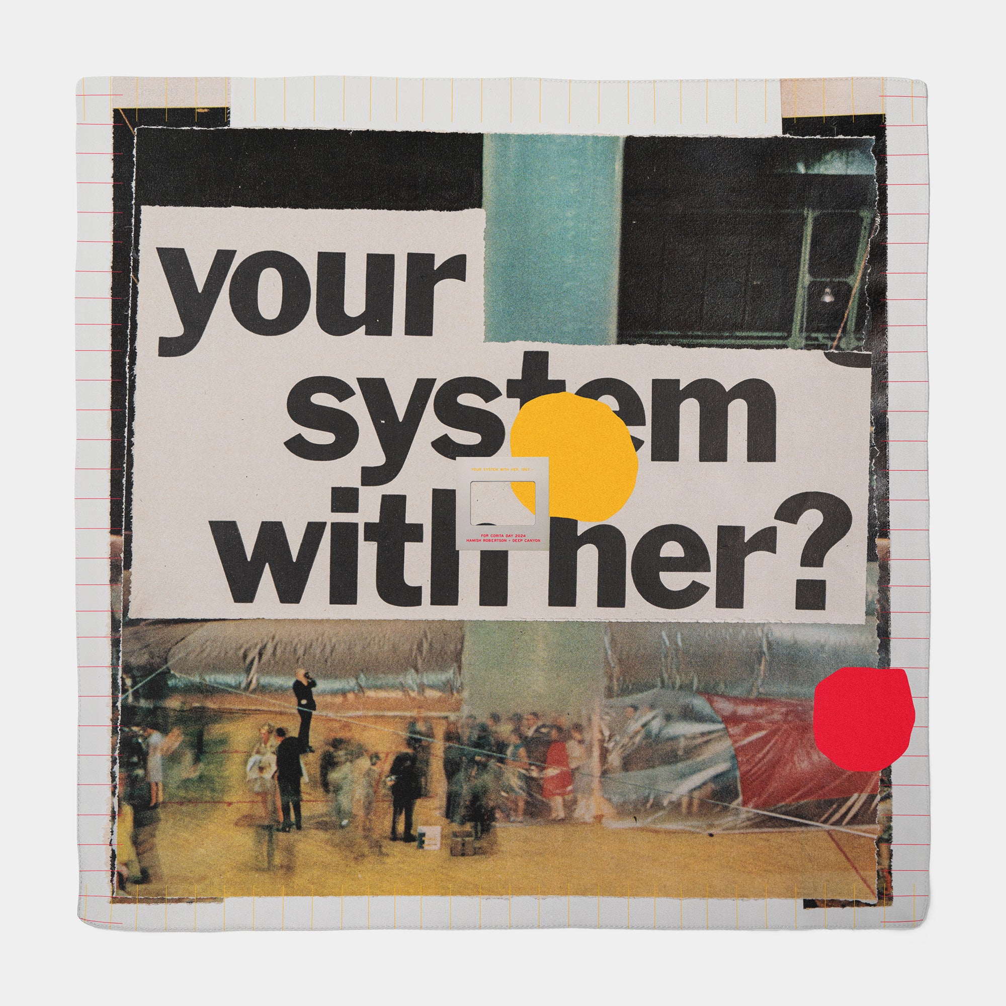 Fortune Favors (Your System With Her) Silk-cotton Scarf
