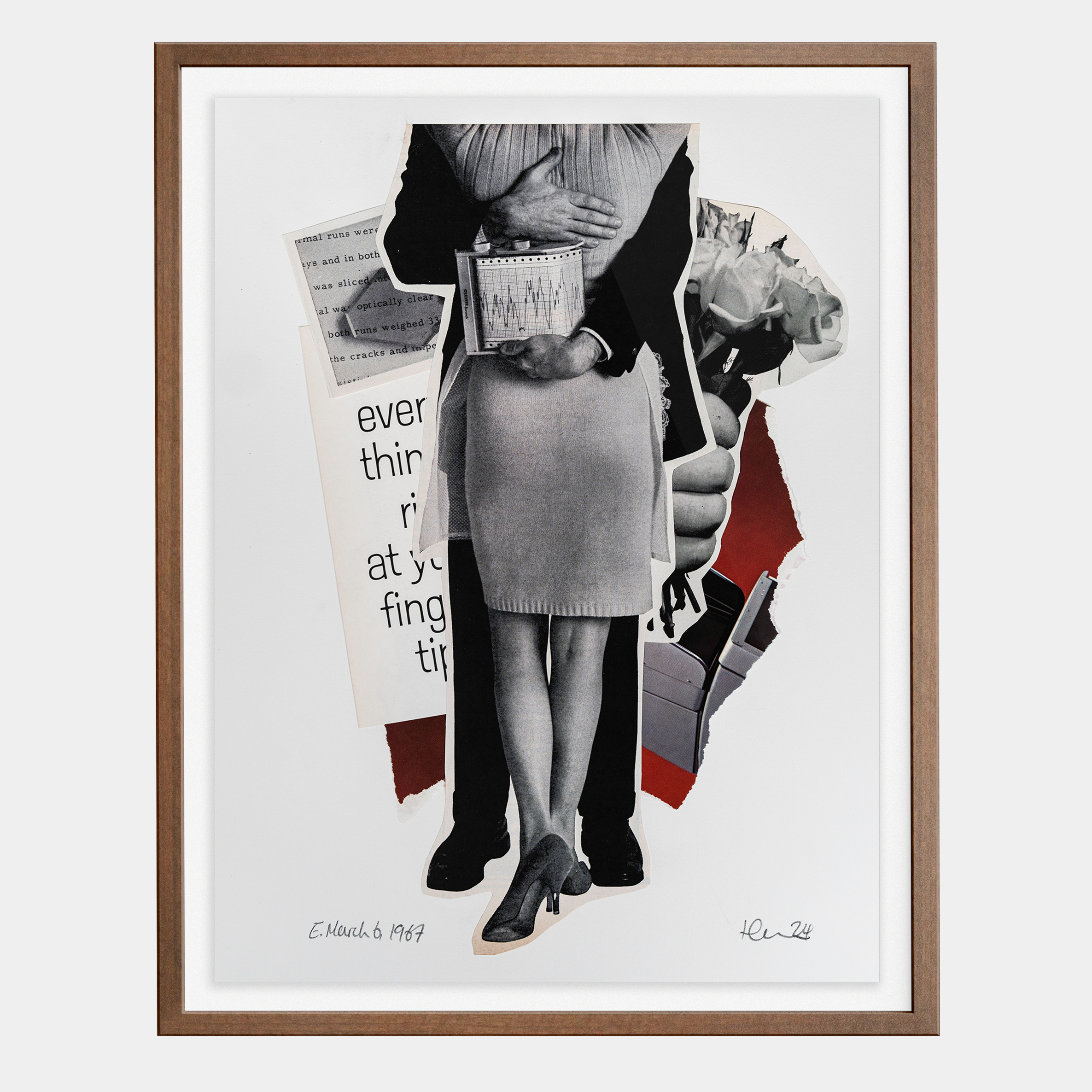 Trade Winds (13), 2024 collage (original)