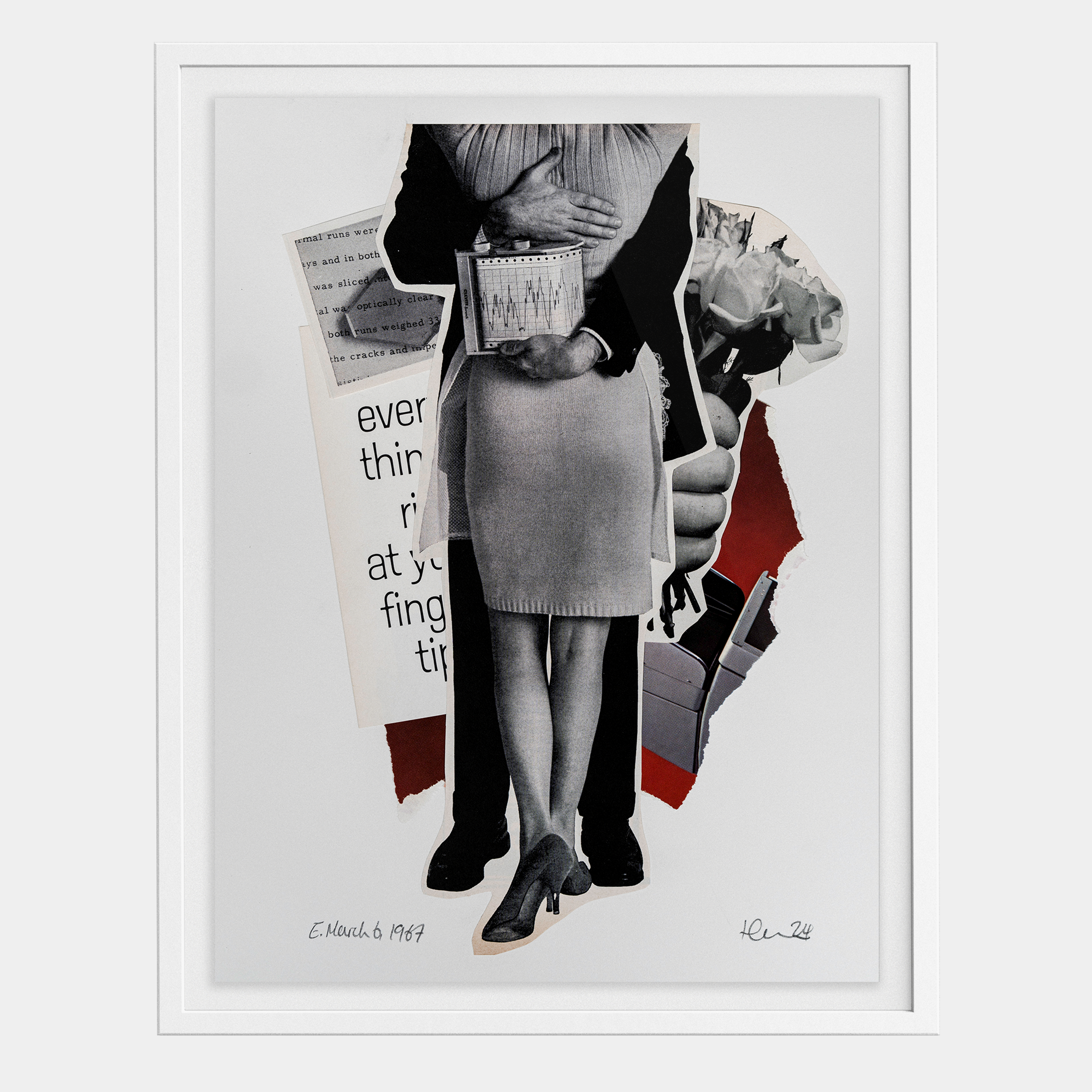 Trade Winds (07), 2024 collage (original)
