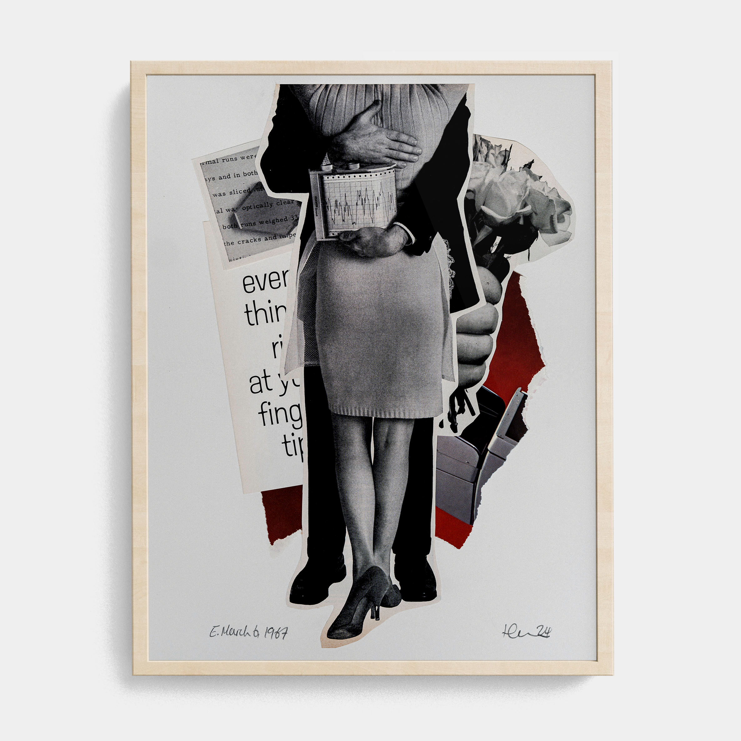 Trade Winds (13), 2024 collage (original)