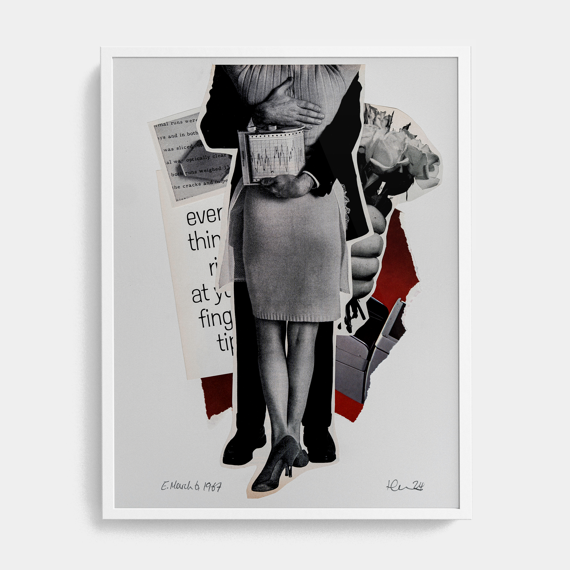Trade Winds (13), 2024 collage (original)