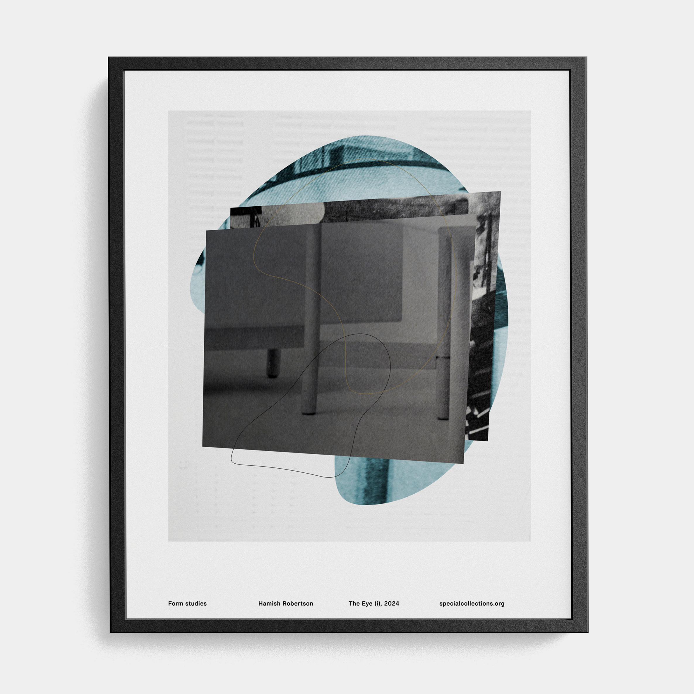 The Eye (i) 2024 form study poster print