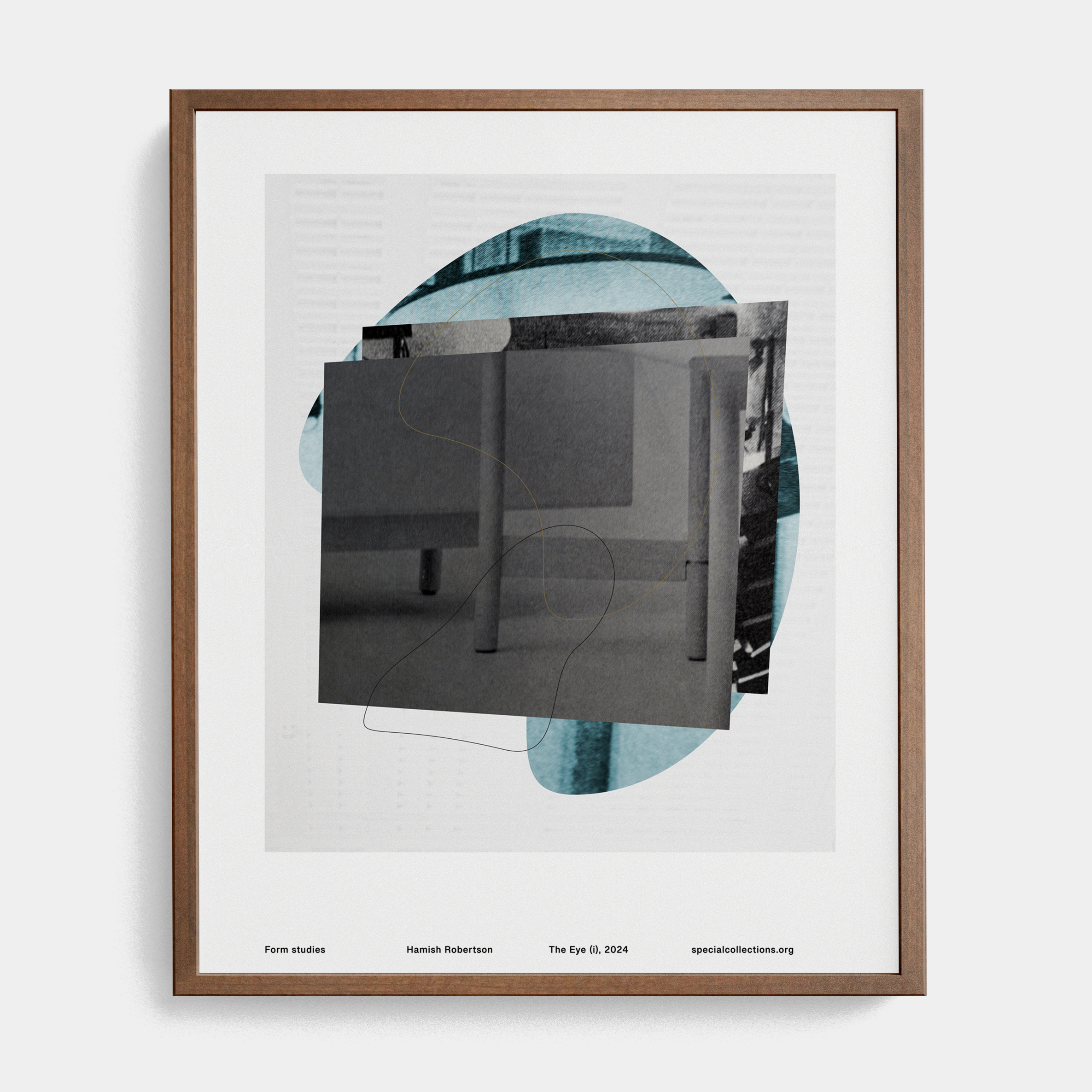 The Eye (i) 2024 form study poster print