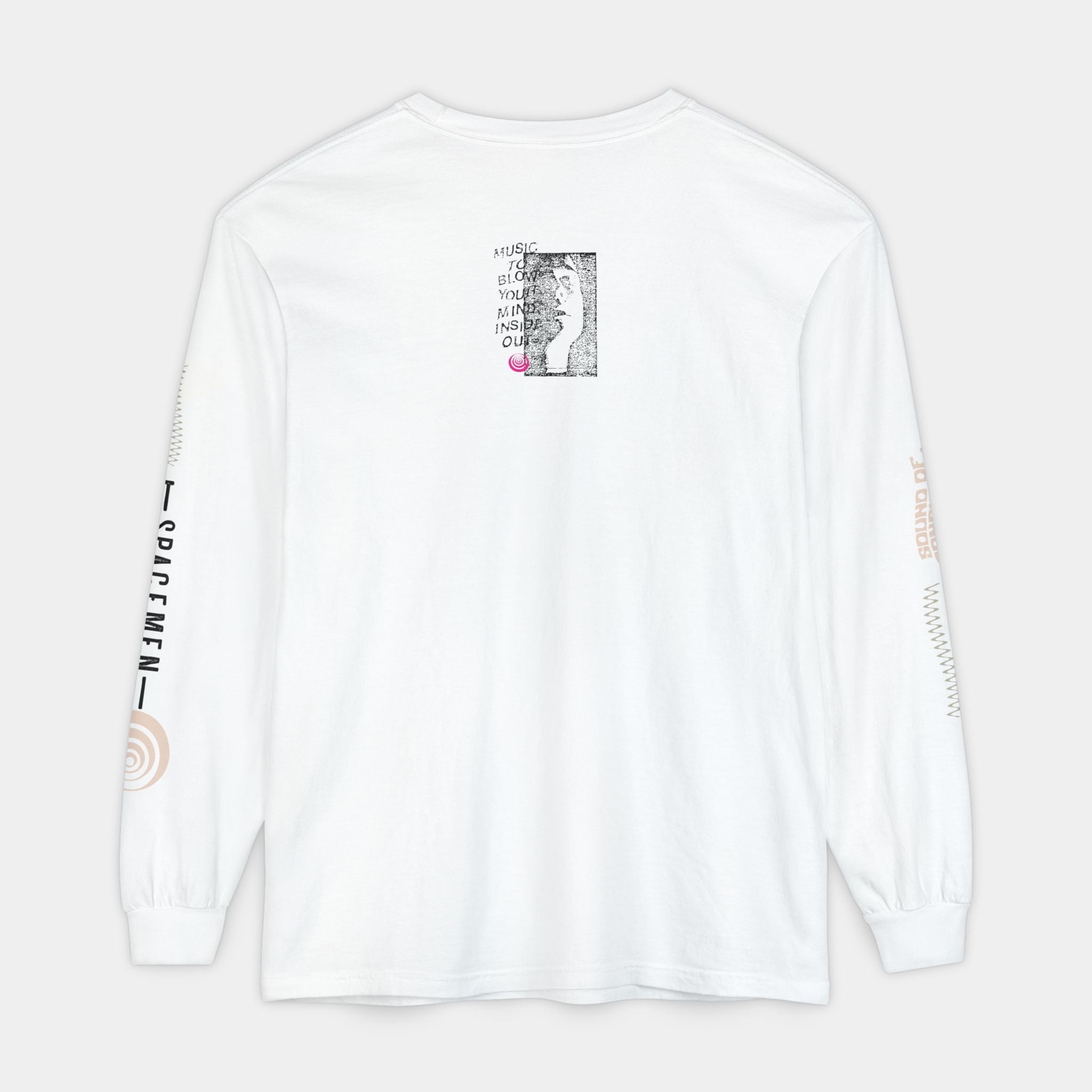 Spacemen 3 Influences Garment-dyed Long Sleeve T-Shirt