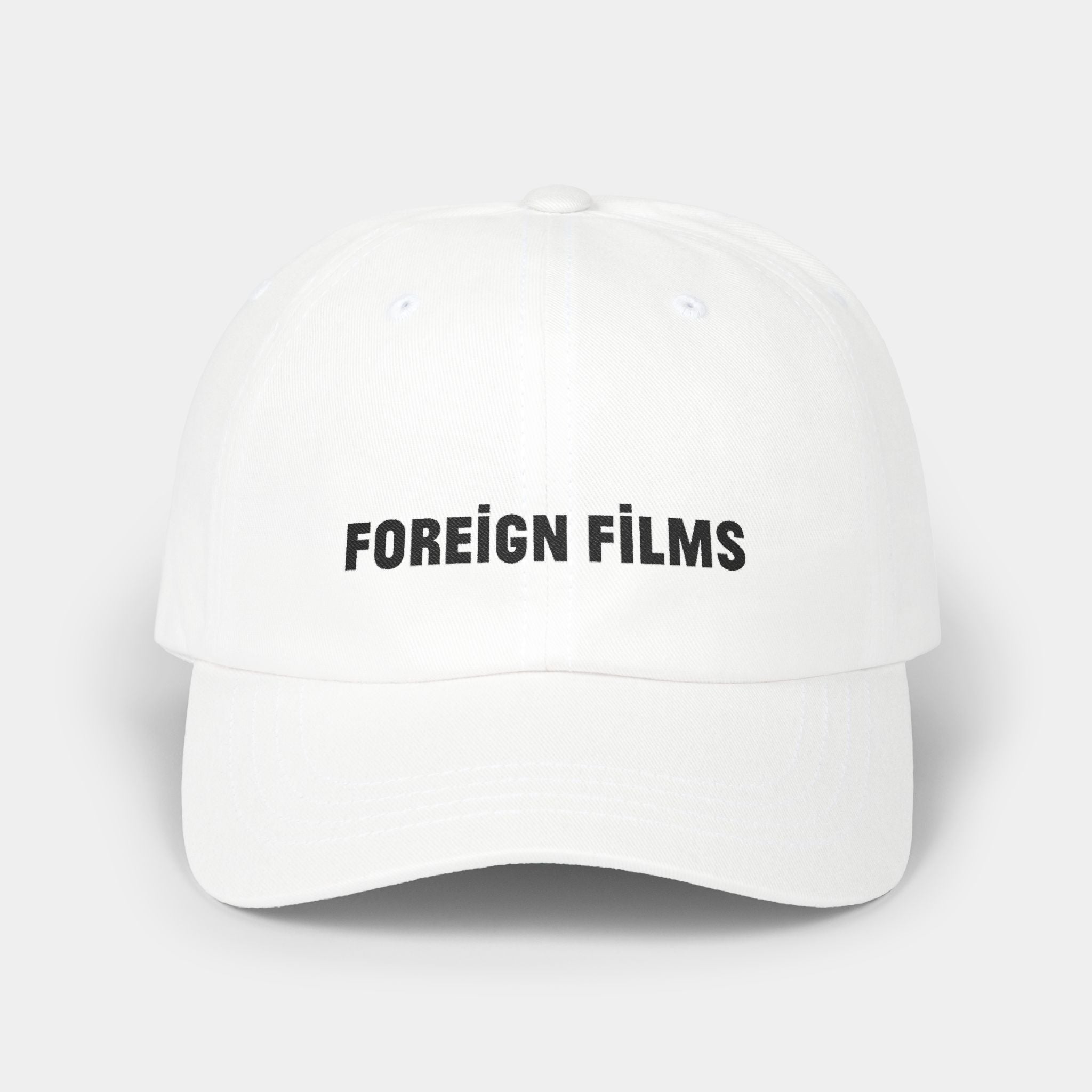 FOREIGN FILMS Cap (Black Embroidery)